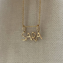 Indlæs billede til gallerivisning Lucky Letter Signature Pendant - Design Selv