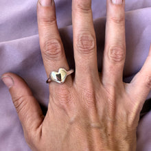 Indlæs billede til gallerivisning UNIKA Chunky Heart Ring 4
