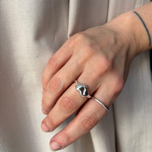 Indlæs billede til gallerivisning UNIKA Heart Ring 4.2