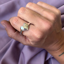 Indlæs billede til gallerivisning UNIKA Chunky Heart Ring 4