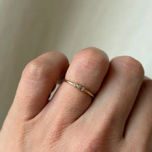 Indlæs billede til gallerivisning 3 Diamonds - Not Tiny Art Deco Ring