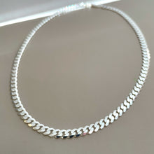 Indlæs billede til gallerivisning 01- Big Cuban Chain Silver Necklace