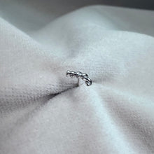 Indlæs billede til gallerivisning 01 - Curly Earstud sølv