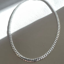 Indlæs billede til gallerivisning 01- Big Cuban Chain Silver Necklace