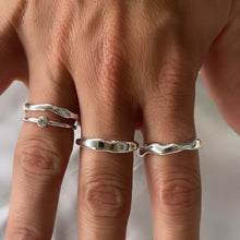 Indlæs billede til gallerivisning 1- UNIKA Chunky Wavy Ring 1