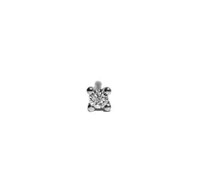 Indlæs billede til gallerivisning 01 - Pointy Earstud - White Diamond