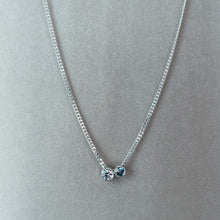 Indlæs billede til gallerivisning 01- Diamond and Sapphire Necklace