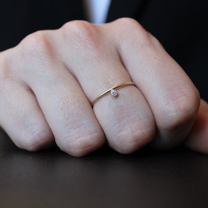 Tiny Diamond Ring 2