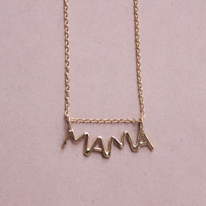 Lucky Letter MAMA Pendant