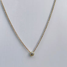 Indlæs billede til gallerivisning Minimal Champagne Diamond Necklace